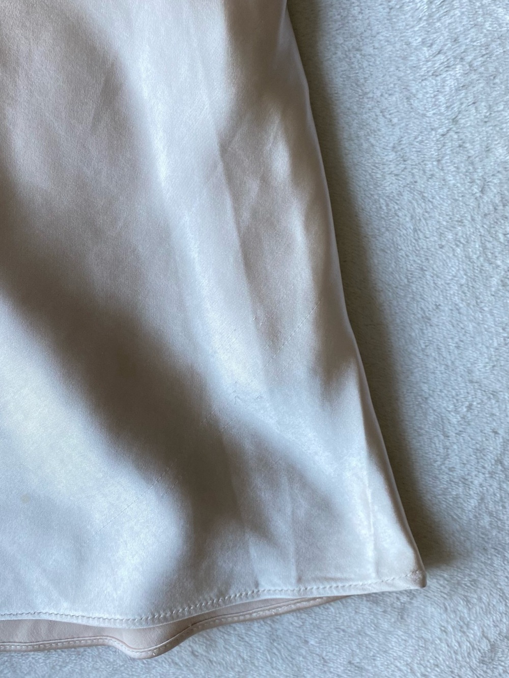 Lulus Inspire Romance Champagne Satin Cowl Neck Lace-Up Maxi Dress Small/ medium - Picture 9 of 16